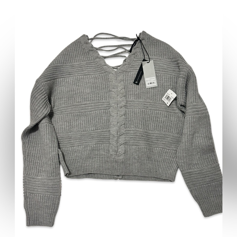 Numera brand chunky knit sweater braided chunky